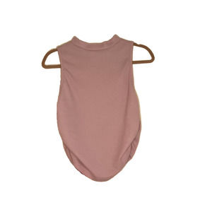 Shein Sleeveless Ribbed Sweater Soft Pink in 2X